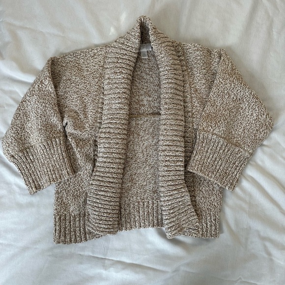 Ann Taylor Loft Chunky Knit Open-Front Cardigan – Size XS - Picture 3 of 7